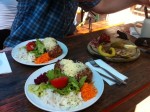 Kasknödel mit Salat - Kemater Alm - Axams