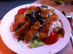 Menü: Backhendlsalat - Salm Bräu - Wien