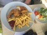 Brathuhn mit Pommes frites - Gasthof Maria Plain - Bergheim / Salzburg