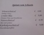 Speisen vom Schwein - Gasthaus Schweinzger - Lang