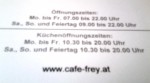 Cafe-Restaurant Frey Öffnungs- &amp; Küchenzeiten - Cafe Frey - Wien