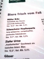 Müllerbräu am Wienerberg - Auszug aus der Speisekarte - Müller Bräu am Wienerberg - Wien