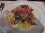 Tagliatelle Prosciutto Rucola. Perfekt! - Osteria Dal Toscano - Wien