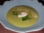 Bärlauchcremesuppe mit pochiertem Ei und Kohlrabi - Babenbergerhof - MÖDLING