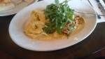 Pappardelle Noci Rucola (breite Bandnudeln mit Rucola und ger. ital. ... - L'Osteria - Parndorf