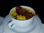 Kürbiscremesuppe mit knusprigem Speck - Wildenauer - Biedermannsdorf