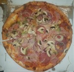 Pizza Al Capone + Gratis Knoblauch - La Margherita - Wien