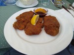 gebackenes Hirschkalbsschnitzel - Schwabl Wirt - Wien