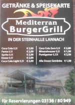 Speisekarte im Flyerformat - Mediterran BurgerGrill - Lannach