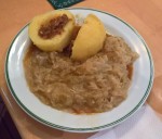 Grammelknödel mit Kraut, richtig gut! - Heuriger Moser - Klein Engersdorf