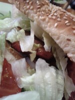 Cuadro - Chili Burger (EUR 5,80 - mit Speck, Cocktailsauce, Pfefferoni, ... - Cuadro - Wien