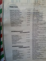 Italienische Speisekarte - Maria Rosa - Wien