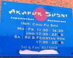 Akafuk - Lokalinfo - Akafuk Sushi - Wien