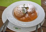 Marillenknödel, sehr genial. - Zum Nussgartl - Wien