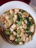 Gebratener Seidentofu mit Pakchoi - Chinarestaurant No. 27 - Wien