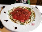 Carpaccio vom Steirischen Almochsen - Berggasthof König - Pöllauberg