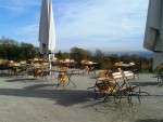 Restaurant Oktogon - Der Gastgarten - Cafe-Restaurant Oktogon am Himmel - Wien