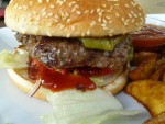 Columbusbräu - Chili-Burger (EUR 11,40) - Columbus Bräu - Wien