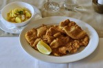 Gasthaus Hansy - Surschnitzel - das war die Menüportion - Uff! - aber sehr gut - Hansy - Wien