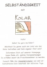 Kolar 1040 - Flyer 02 - Fladerei - Wien