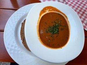 Fischsuppe 10,50 - Gasthof See - Unterach