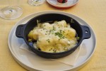 Heinzle - Bergkäse mit Erdäpfeln (Dessert) - geht so, aber eine Unmenge an ... - Heinzle - Weissenkirchen in der Wachau