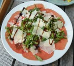 Rindercarpaccio mit Parmesan, Rucola und Balsamico o_O - Stockerwirt - Sulz im Wienerwald