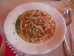 Frittatensuppe - Alpenblick - Hinterburg