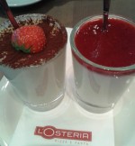 L'Osteria 1100 Hbhf - Piccolo Duetto (EUR 3,50 - Tiramisu & Panna Cotta mit ... - L'Osteria - Wien