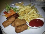 Cevapcici mit Pommes und Zwiebelsenf - Mautwirtshaus - Mödling