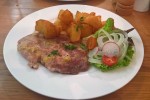 Schweinssteak gefüllt, herrlich