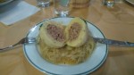 Großes Fleischknödel mit Sauerkraut 3,80 + 1,30 fürs Sauerkraut - Weinbau Karner Mathias - Großau