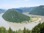 Blick auf die berühmte Donauschlinge ("Schlögener Blick") - Restaurant Hotel Donauschlinge - Haibach ob der Donau