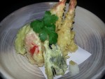 Tempura mit Garnelen, Fisch und Gemüse - Nihon Bashi - Wien