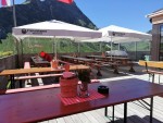 Ambiente auf der Terrasse - Auenfelder Hütte - Schröcken