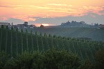 Blick von der Terrasse - Abendstimmung - Birkenstub'n - Gamlitz