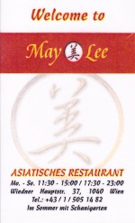 May Lee - Visitenkarte - May Lee - Wien