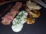 Badener Surf &amp; Turf - Roastbeef und eine gegrillte Black-Tiger Garnele