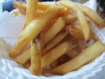 die handgeschnitzten Pommes Frites sind herrlich - Flatschers - Wien