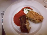 Gut Dornau Bio-Wels Filet mit Krautstrudel und Paprikasauce - Tancredi - Wien