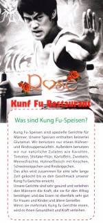 Restaurant Kung Fu - Flyer 04 - Kung Fu Restaurant - Wien