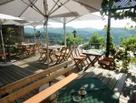 Gastgarten Obere Etage - Ausblick - Buschenschank Walter Skoff - Gamlitz