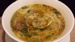 "Bun Bo Hue"
Reisnudelsuppe nach Hue Art Schwein, Rind gemischt und scharf
 - Nguyens PHO HOUSE - Wien