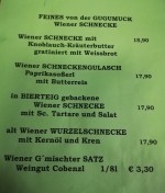 Nun gibt des die Wiener Schnecke des Andreas G. auch beim Hausmair. Habe ... - Hausmair's Gaststätte - Wien