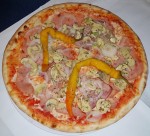 Pizza Rimini + Champignons (leider Dose)