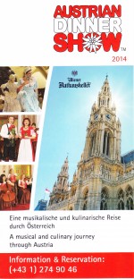 Rathauskeller - Flyer Austrian Dinner Show 01 - Wiener Rathauskeller - Wien