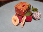 Bananen-Schokoschnitte Himbeeren-Chips-Rumkokoskugel - Falkensteiner Balance Resort Stegersbach - Stegersbach