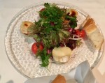 Blattsalat mit gratiniertem Ziegenkäse - Le Salzgries - Wien