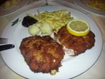 Cordon Bleu in Butterschmalz rausgebacken - Dorfwirt Ebenau Schnitzlwirt - Ebenau