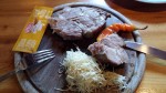 Schweinsbraten halbe Portion (eine Scheibe) - Postillions Einkehr - Altaussee